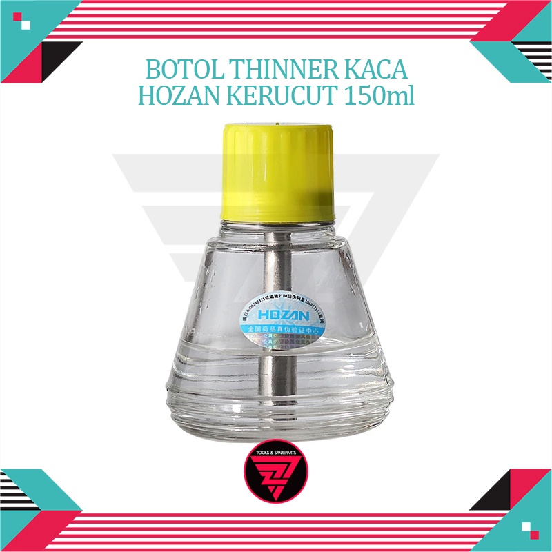 Botol Thinner Hozan Kerucut 150ml
