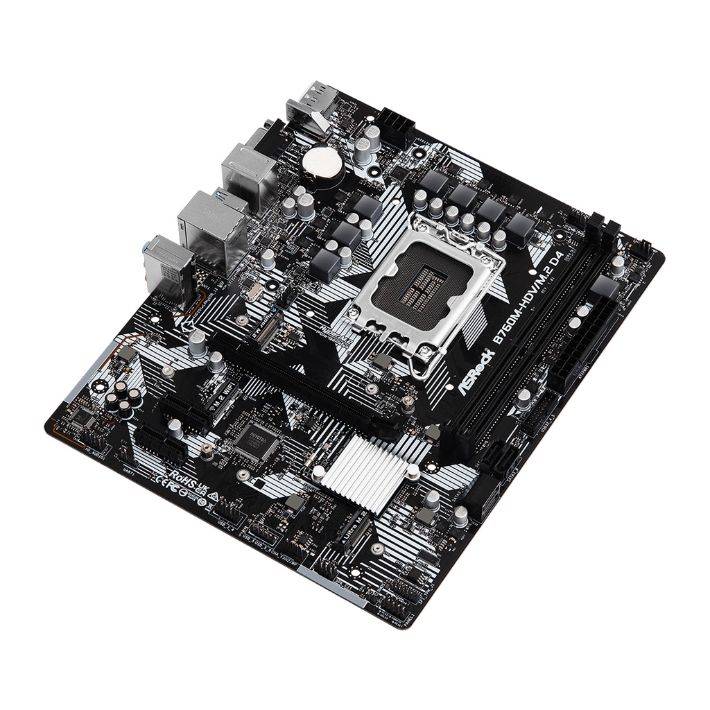 ASROCK B760M-HDV/M.2 D4 | MOTHERBOARD INTEL B760 LGA1700 DDR4 M-ATX