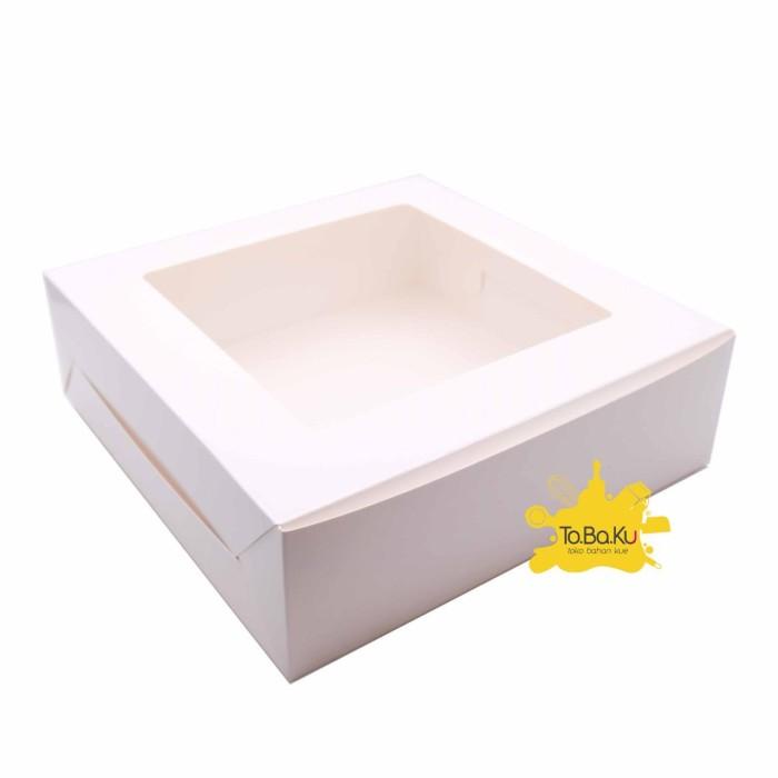 

Cake Box Putih Mika 8 X 8 X 2,5Inch