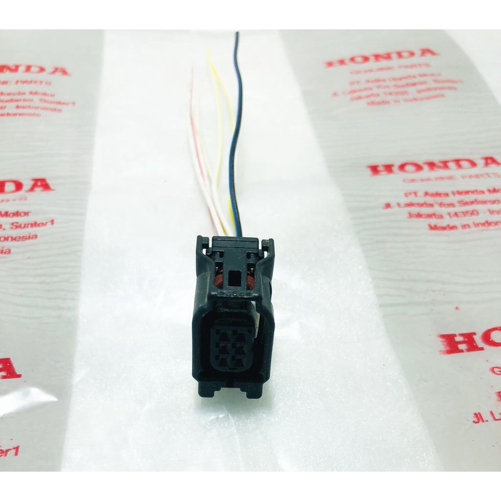 KABEL SOKET SENSOR CKP FEMALE PIN 6 FI HONDA NEW BEAT VARIO SCOOPY VARIO 110 ESP MURAH BARU ORIGINAL