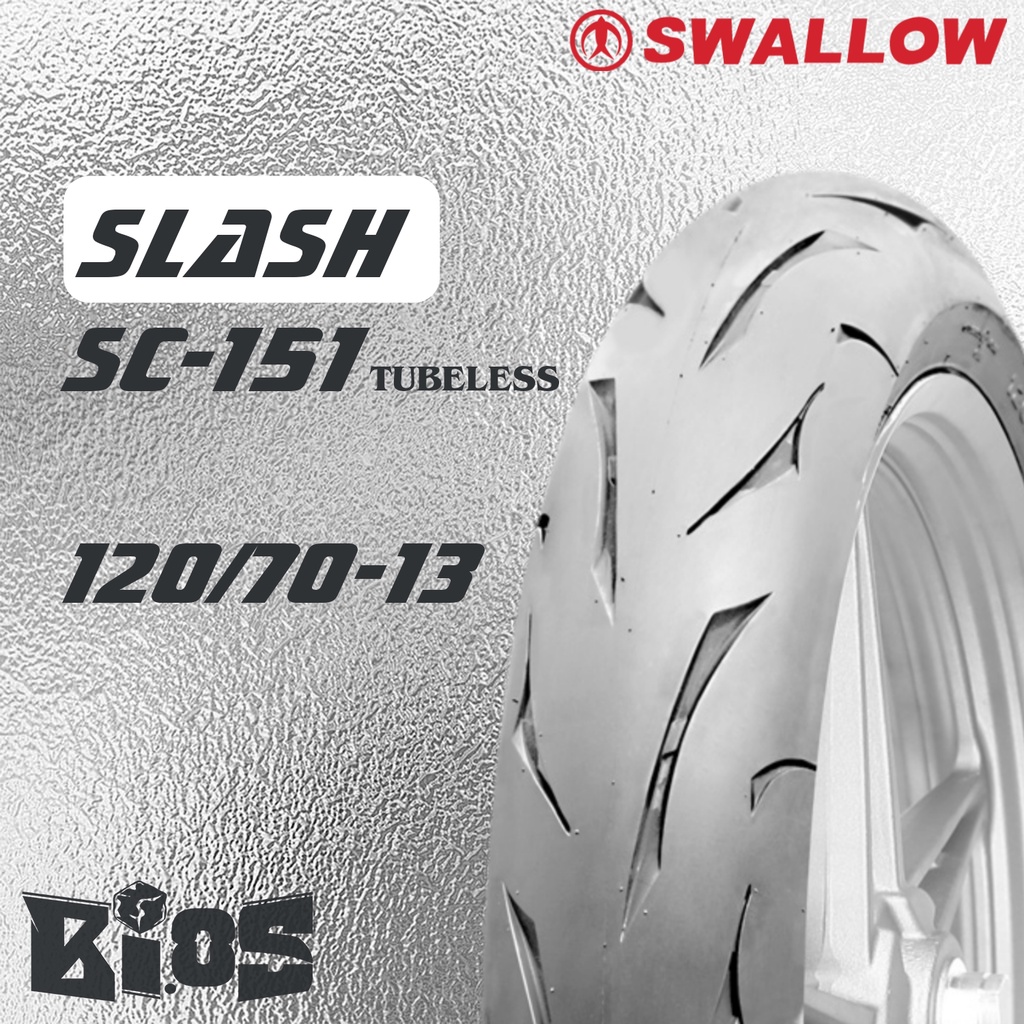 SWALLOW SLASH SB-151 BAN TUBELESS MATIC RING 13 MOTOR NMAX ADV PCX160 RACING SOFTCOMPOUND