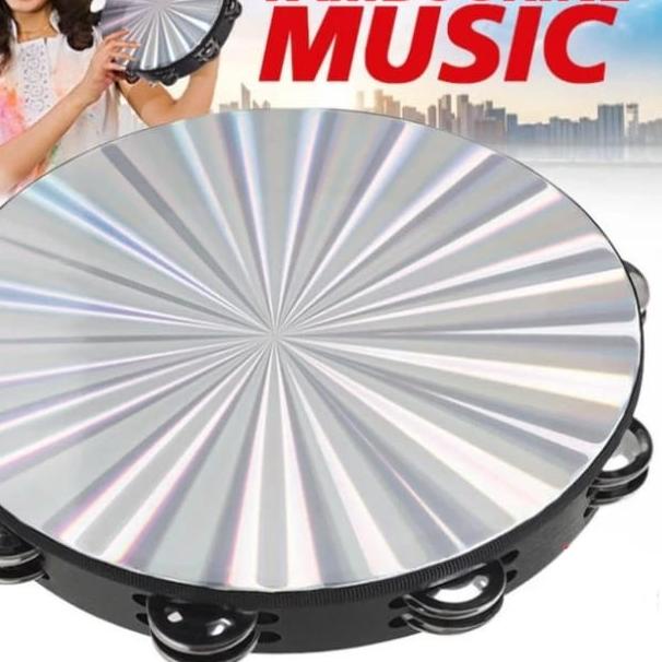 ✿ BEST SELLER TAMBORIN / KECREKAN TAMBORIN HOLOGRAM 8" Inch ۩