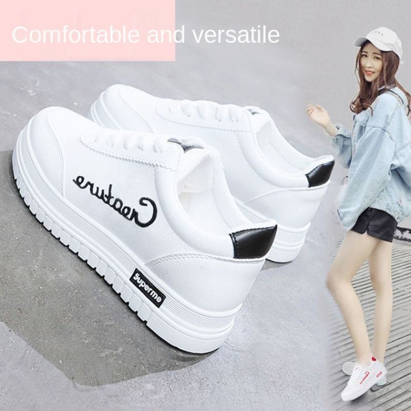 Sepatu Sneakers Mid low Wanita Hits OOTD Creature