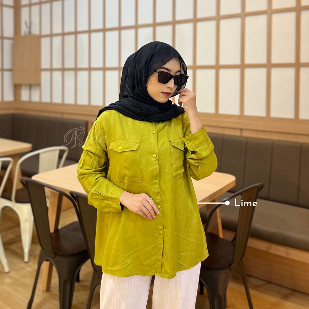 Elena Shirt Pocket Rayon Grade A