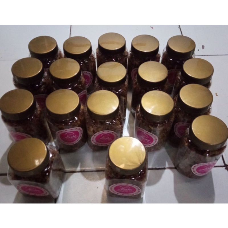 

bawang goreng+ebi pedas