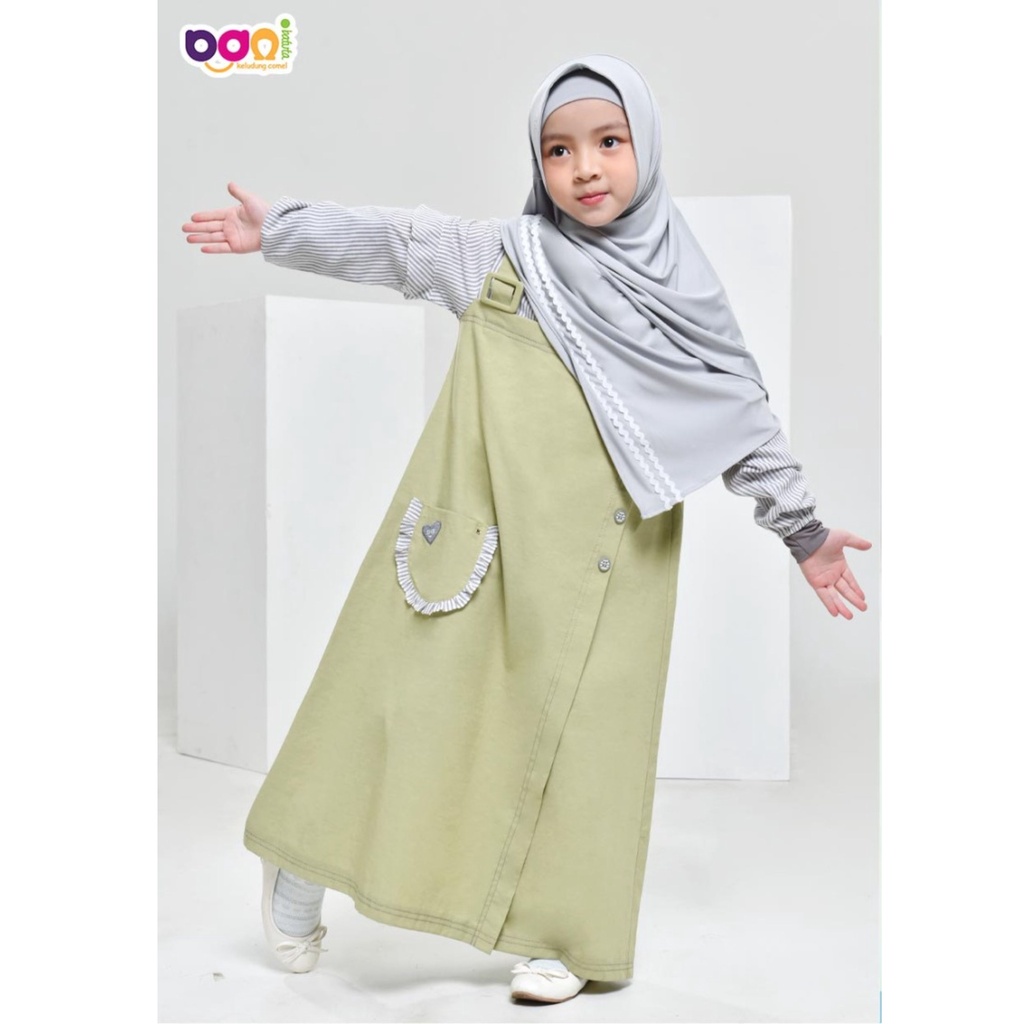 Dress Anak St. Sporty Ezeera | Gamis anak perempuan | Dress Rabbani | Baju anak perempuan 7-12 tahun