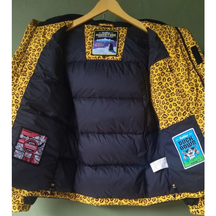 ❌ SOLD ❌ JAKET BULANG FELTICS LEOPARD DO THE RIGHT THING MOTIF MACAN RARE ITEM