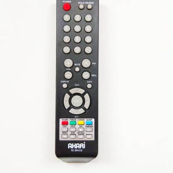 Obral Populer REMOT / REMOTE TV LCD / LED AKARI RC-9914ID GRADE ORIGINAL AKARI KIRANA / MAGNETO LE32