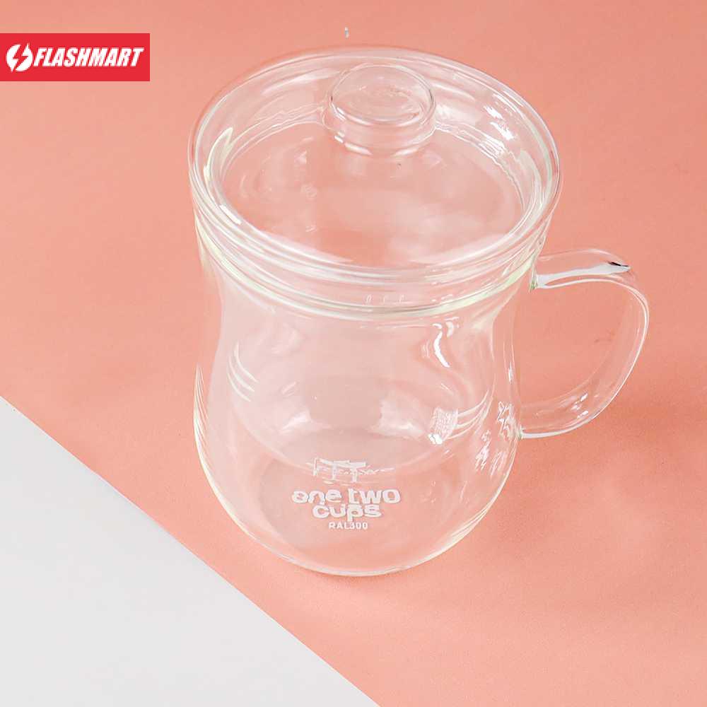 Flashmart Gelas Kopi Teh 300ml with Infuser Filter - RAL300