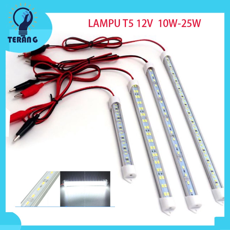 Jual Lampu Neon TL Led Dc 12v 10watt Lampu Aki 12v 10watt | Shopee ...