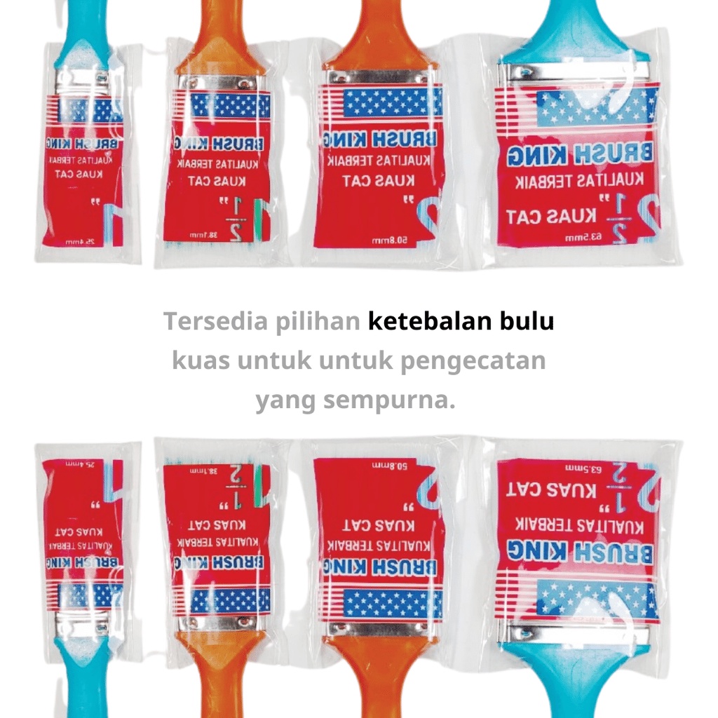 Kuas Cat Tembok PVC Brush King 555 585 Tebal