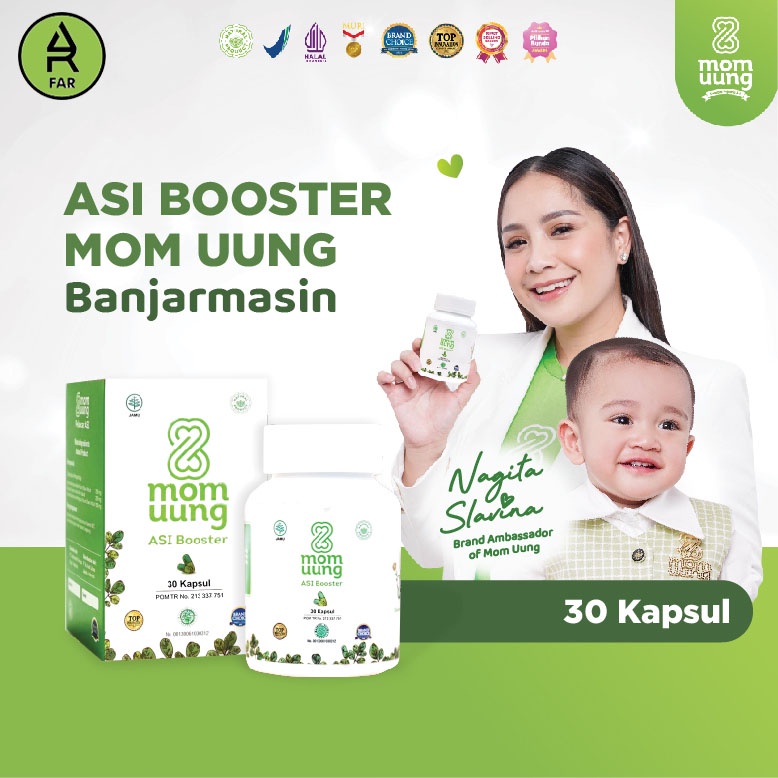 MOM UUNG ASI BOOSTER 30 KAPSUL / PELANCAR ASI HALAL BPOM NATURAL