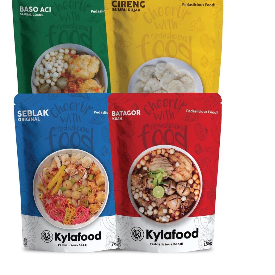 

♨ Kylafood Paket ( Seblak Ori, Batagor Kuah, Cireng Rujak, Boci Goang ) ☇