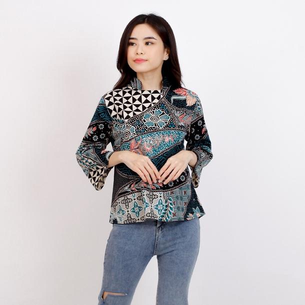 BIG SALE Batik wanita - Atasan blouse batik wanita fashion 559