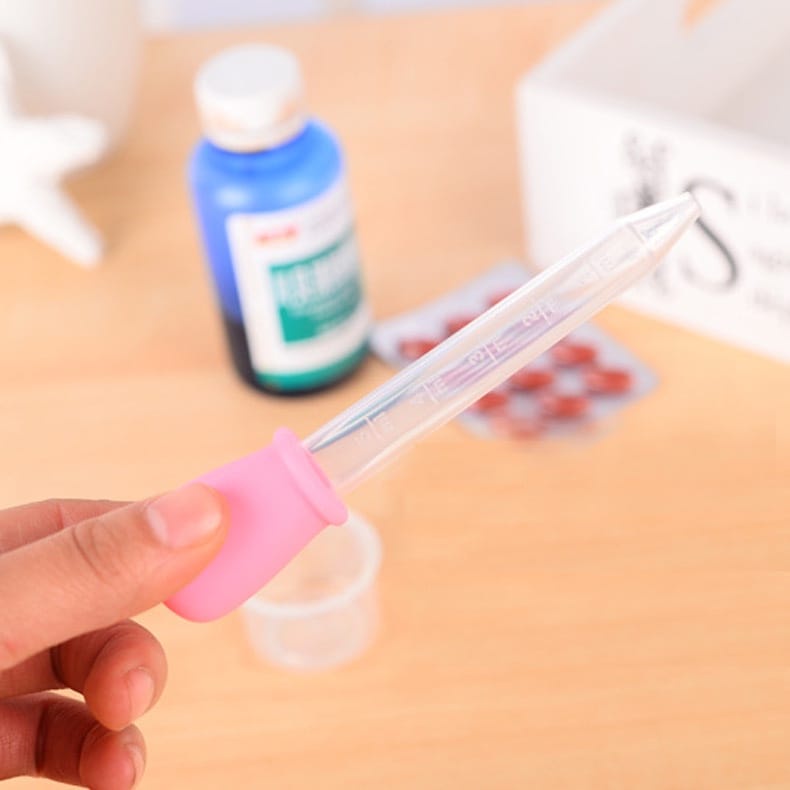 Pipet Tetes Obat Bayi Ukuran 2.5 ML / 5 ML Pipet Tetes Obat Anak Takaran / Pipet Suntikan Minum Obat