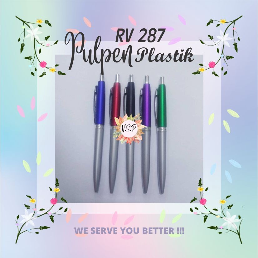 

Pulpen Plastik RV 287 / Souvenir Wedding Seminar kit Murah