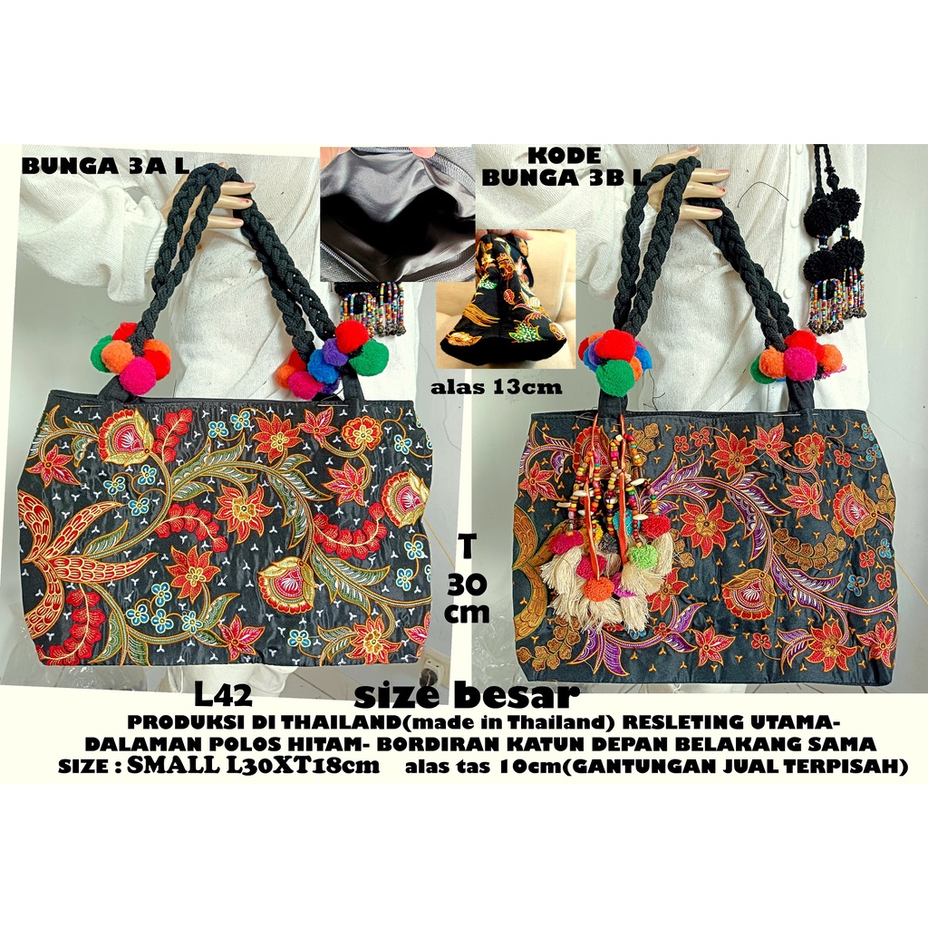 tas bordiran import/tas thailand/tas batik import/tas batik bordir/tas batik