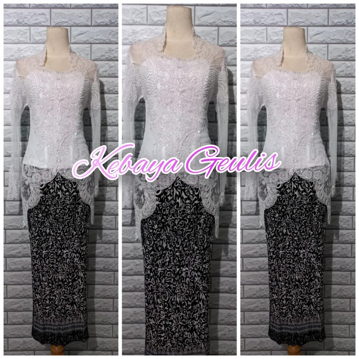 Set Kebaya Wisuda Modern Kebaya Pesta Warna Hitam Elegan Bisa Cod