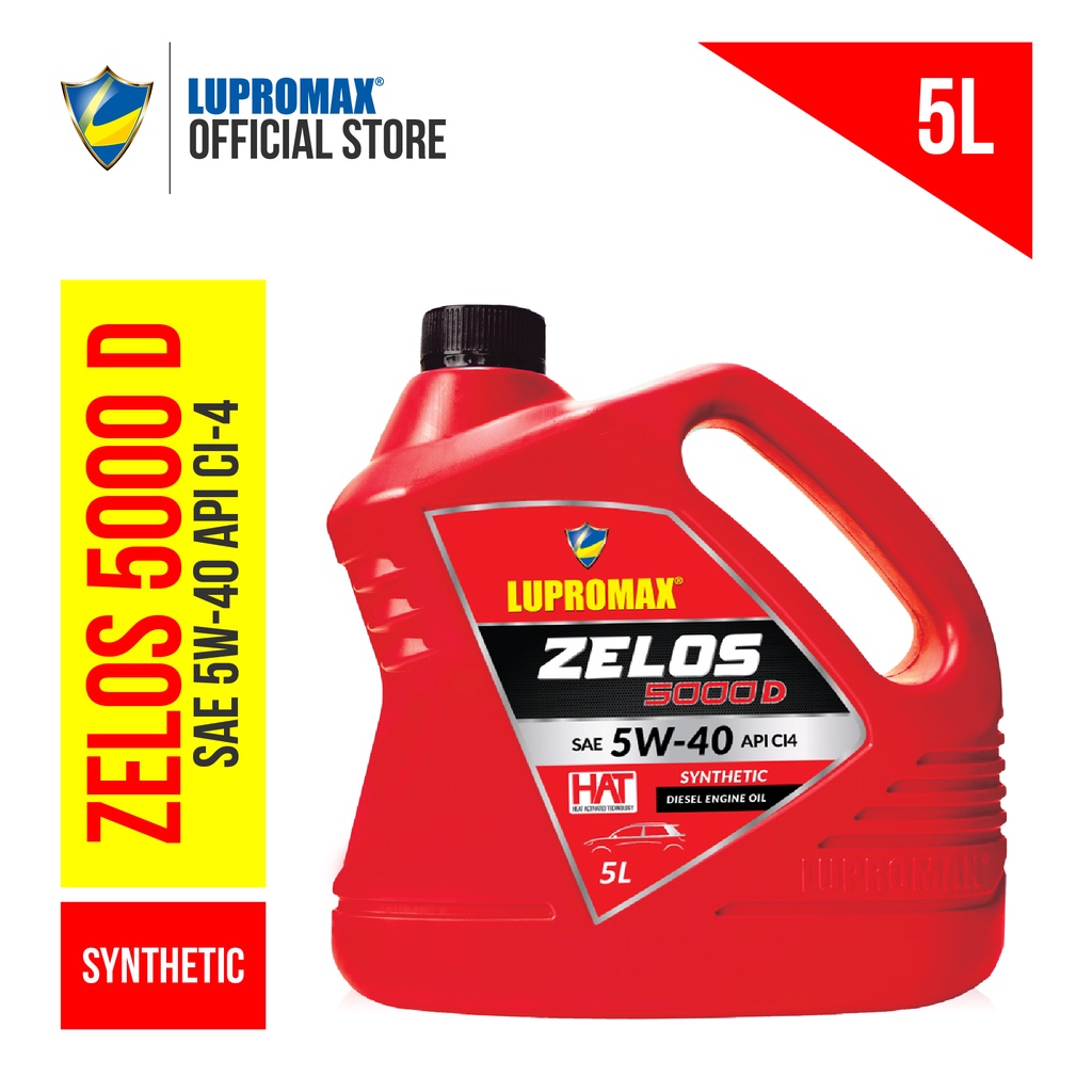 Lupromax Zelos 5000 D 5W-40 Oli Mobil Diesel - 5 Liter
