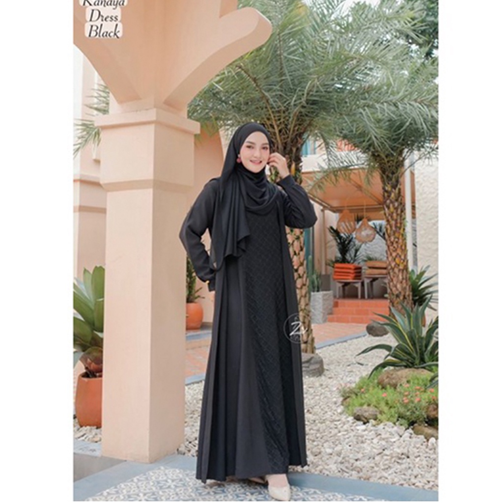 Kanaya Dress Gamis Wanita Muslimah Matt iticrape By Zr Busui LD 110 Terbaru