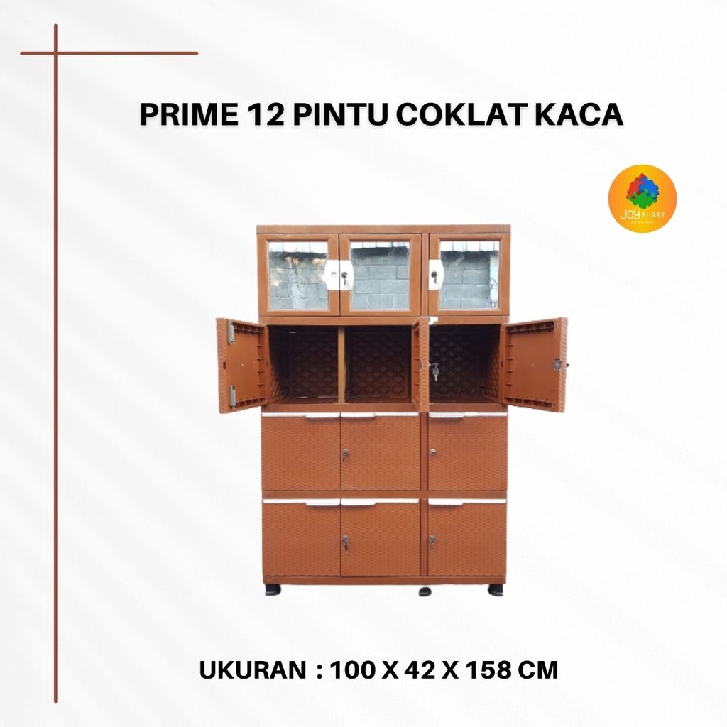 lemari plastik jumbo/lemari plastik 12 pintu/lemari serbaguna
