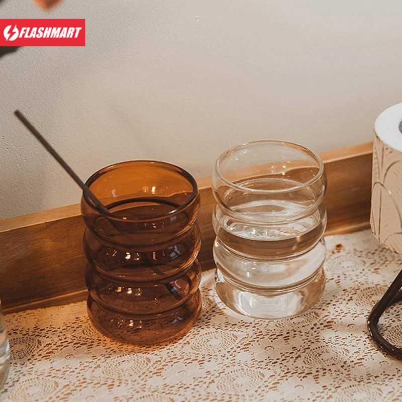 Flashmart Gelas Cangkir Minuman Unik Borosilicate Glass - KT14