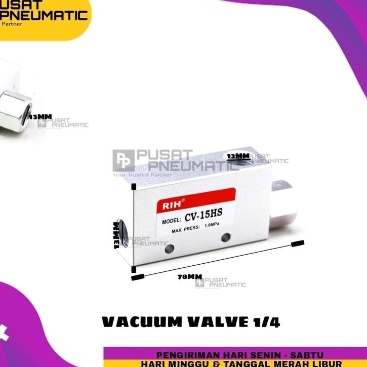 ▼ VACUM VALVE / VACUM EJECTOR 1/4" ☜