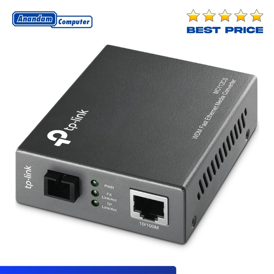 TP-LINK MC112CS 10/100Mbps WDM Media Converter