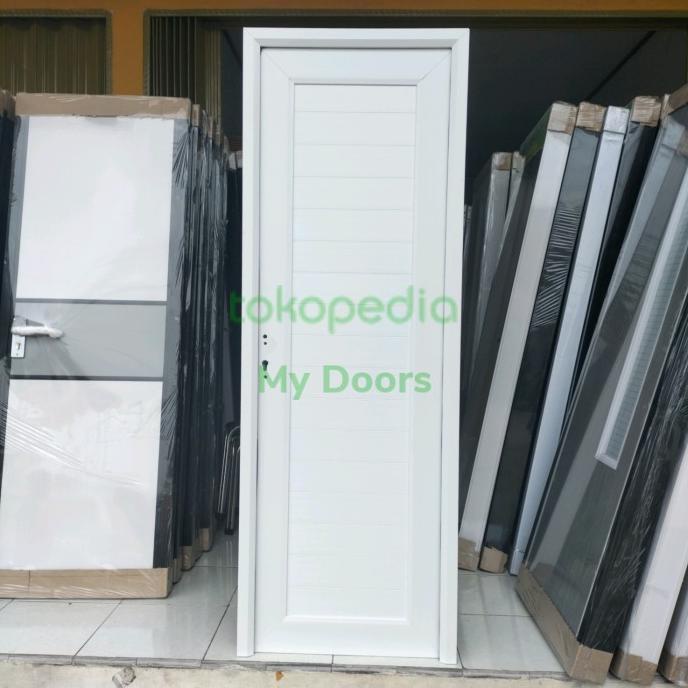 Pintu Kamar Mandi Upvc 70X195 Tebal Kunci Engkol Kualitaspremium Emeraldmartt