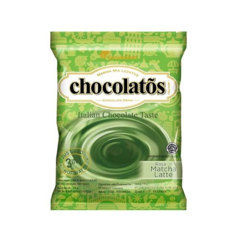 

Chocolatos Matcha Drink 1 sachet (ecer)