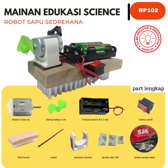 DINAMO PRAKARYA DIY DC 3-5 VOLT / DINAMO TAMIYA / DINAMO KECIL ( lavar stores id )