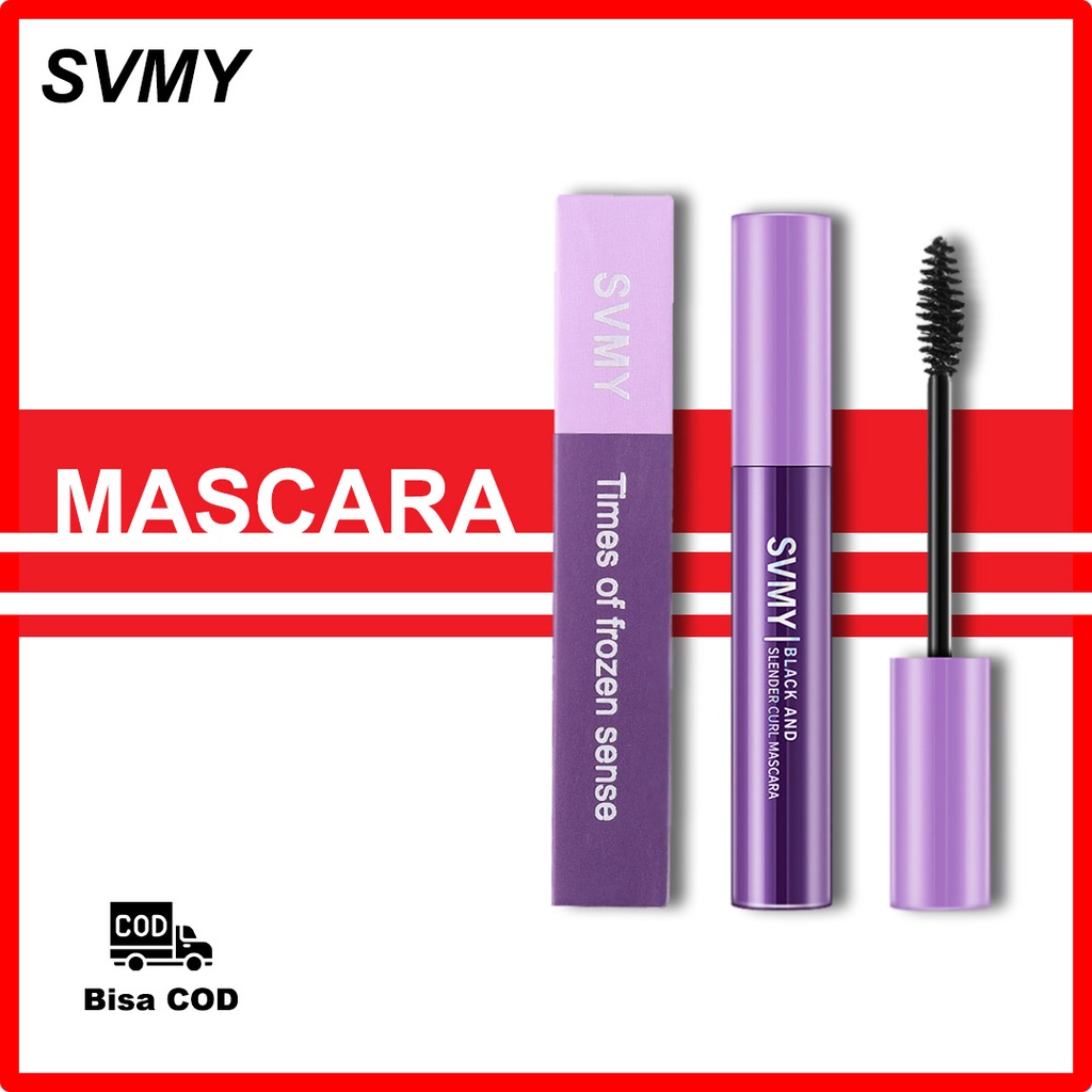 SVMY Purple Mascara  Achieve Long-Lasting Slender  Curling Lashes with Waterproof Formula