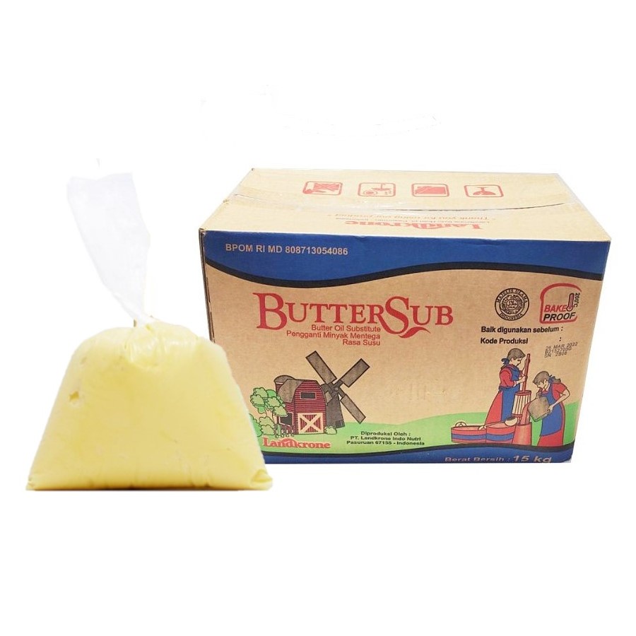 

Buttersub Milky BOS 250gr - Butter Oil Substitute 250 Gr