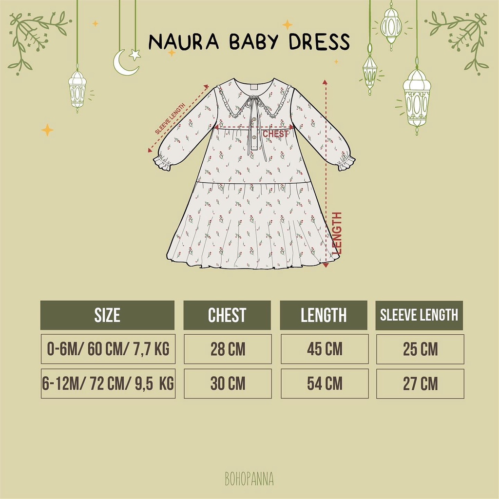 BOHOPANA | BOHO | BOHO PANNA NAURA KIDS &amp; BABY SET | SETELAN ANAK DAN BAYI | RAYA COLLECTION