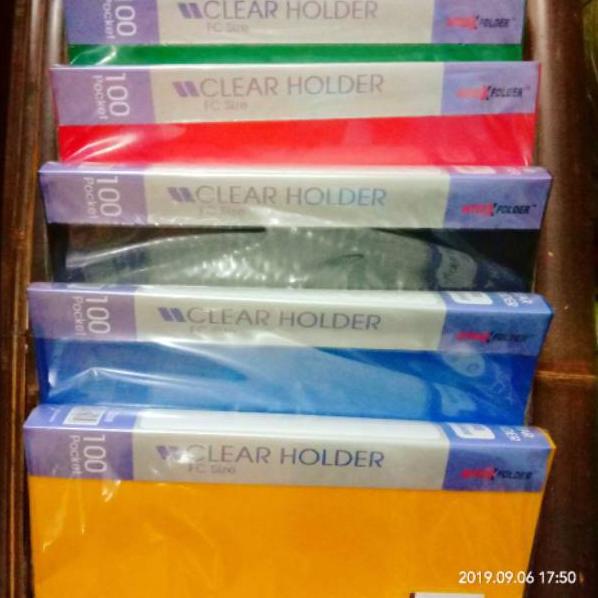 

HOT Product Clear holder 100 lembar Inter x folder folio 