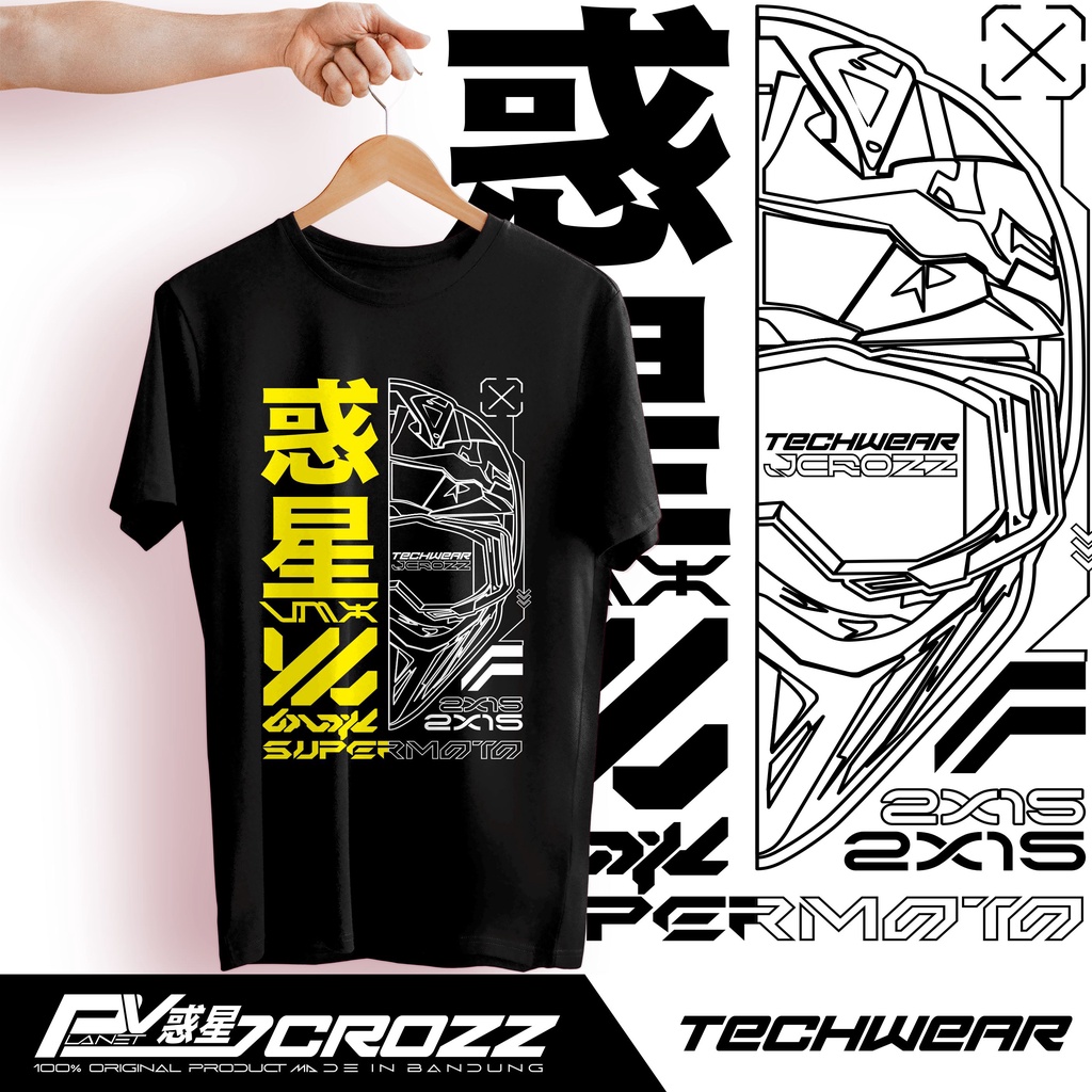 KAOS SUPERMOTO ORIGINAL series JCROZZ TECHWEAR