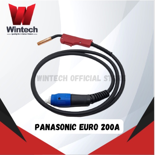 MIG TORCH PANASONIC EURO 200A WINTECH 5 METER / STANG LAS CO CO2 PANA EURO 200A