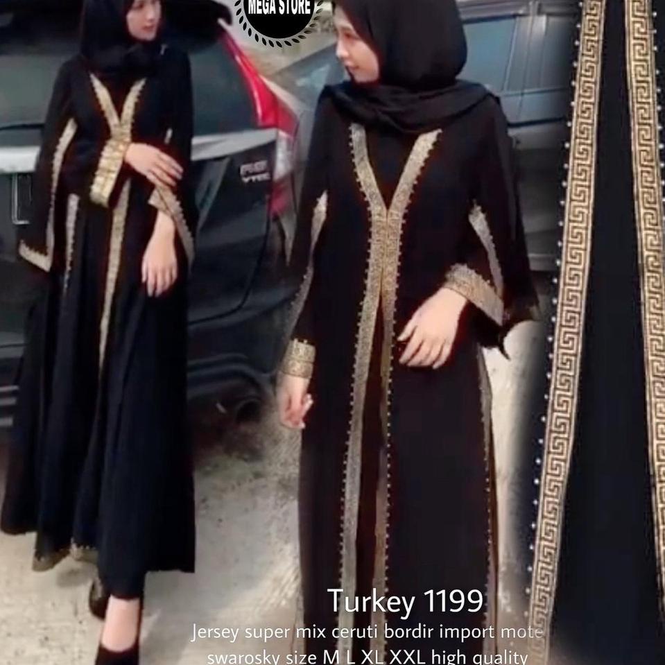 BIG PROMO R36 Dress Abaya Turkey 1199 Ori Mega Store シ