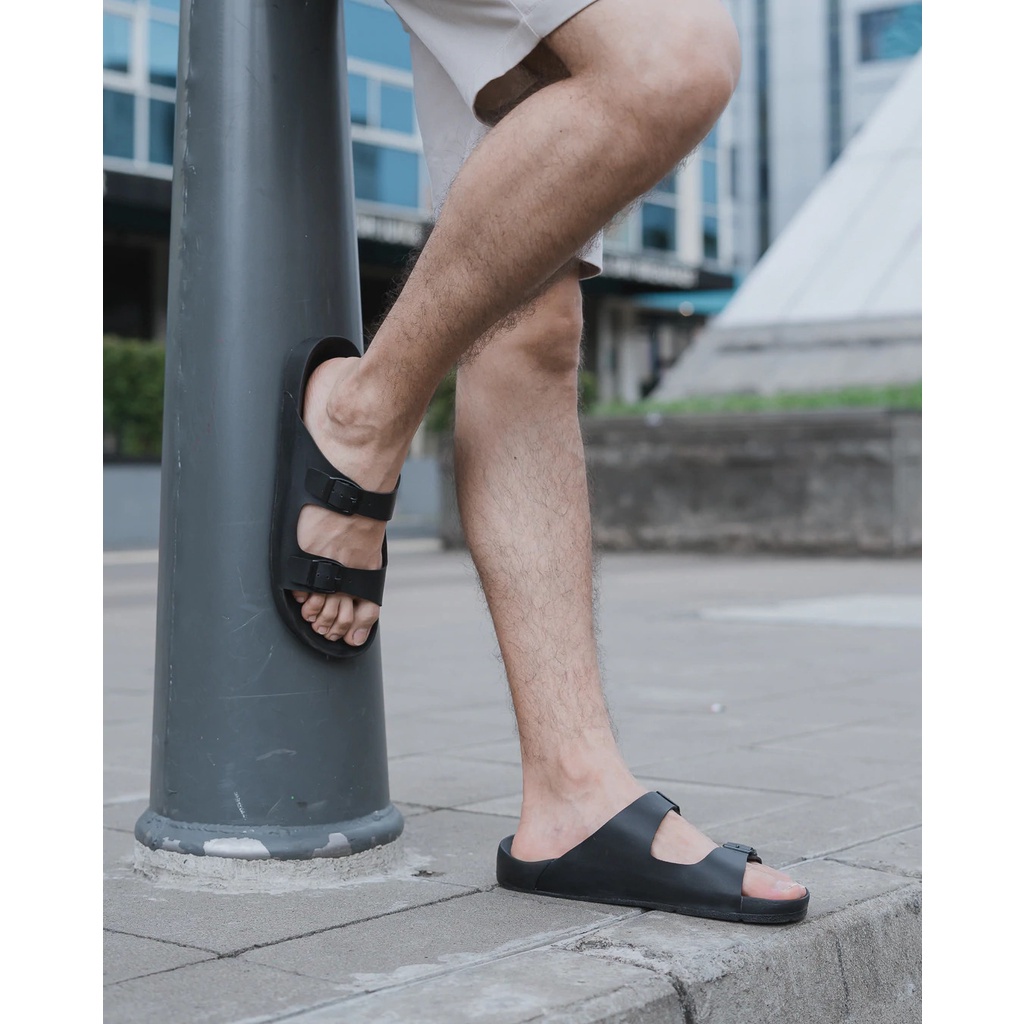 Sandal Pria Selop Casual Sandal Cowok Selop Slip On Limitless Sandal Slide Pria Eva Ringan Nyaman Murah