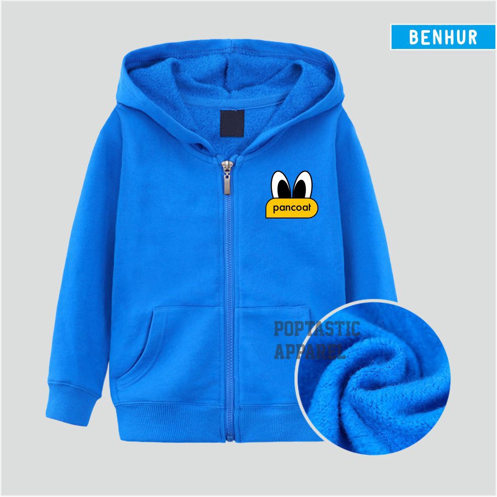 Sweater Hoodie ZIPPER anak Laki-laki perempuan  FLEECE TEBAL