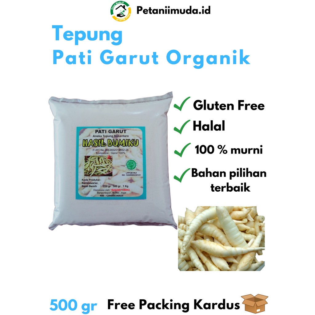 

Pati Garut kemasan 500 GRAM/Pati Angkrik kemasan 500 GRAM/Pati Asam Lambung kemasan 500 GRAM/Mencegah sakit Maag/Mengobati Maag