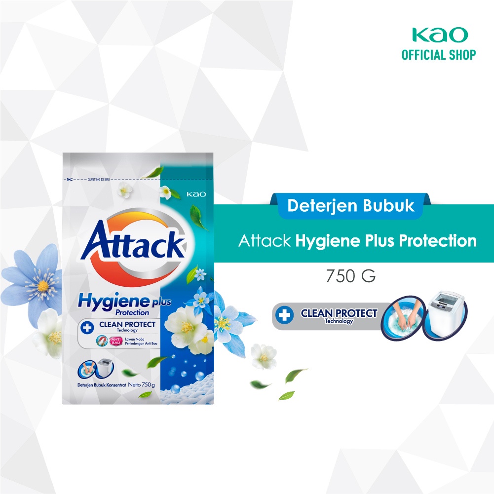 ATTACK HYGIENE PLUS PROTECTION PWD 750GR