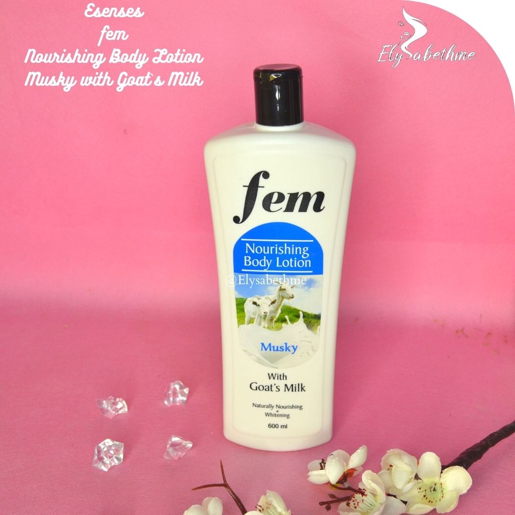 ✿ELYSABETHME✿  [ESENSES] Fem hand and body lotion pelembab kulit badan 600 ml