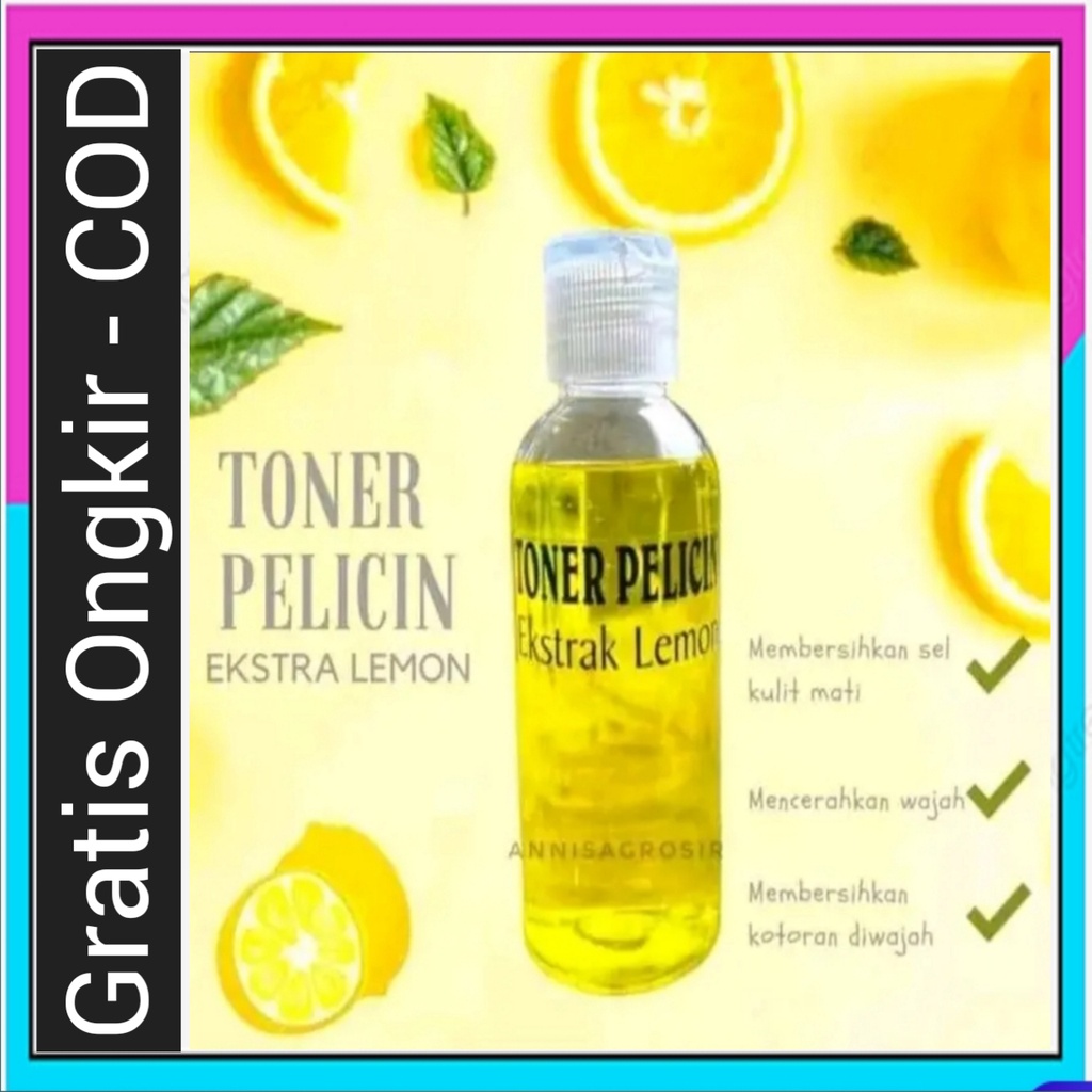 Toner Pelicin Lemon Free Kapas Toner