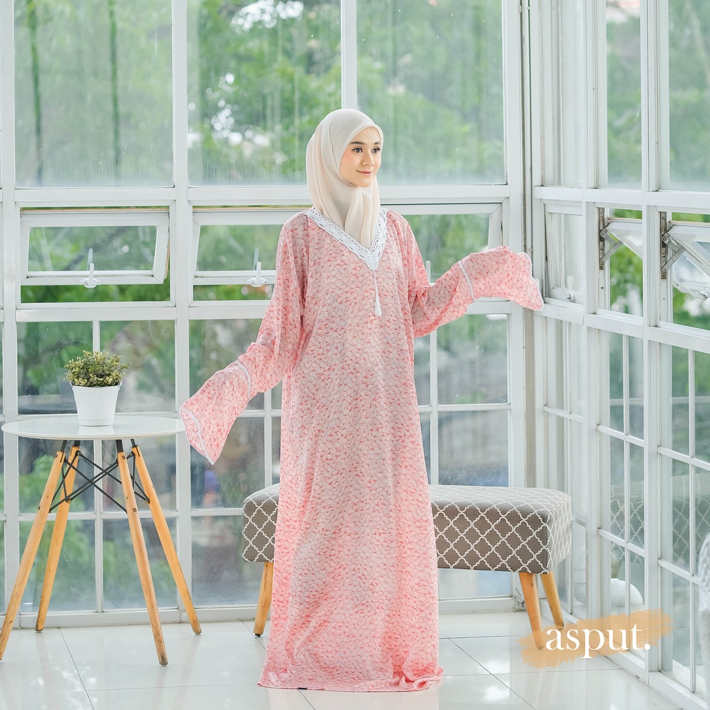 ASPUT - Lotus Mukena Abaya Turki Motif