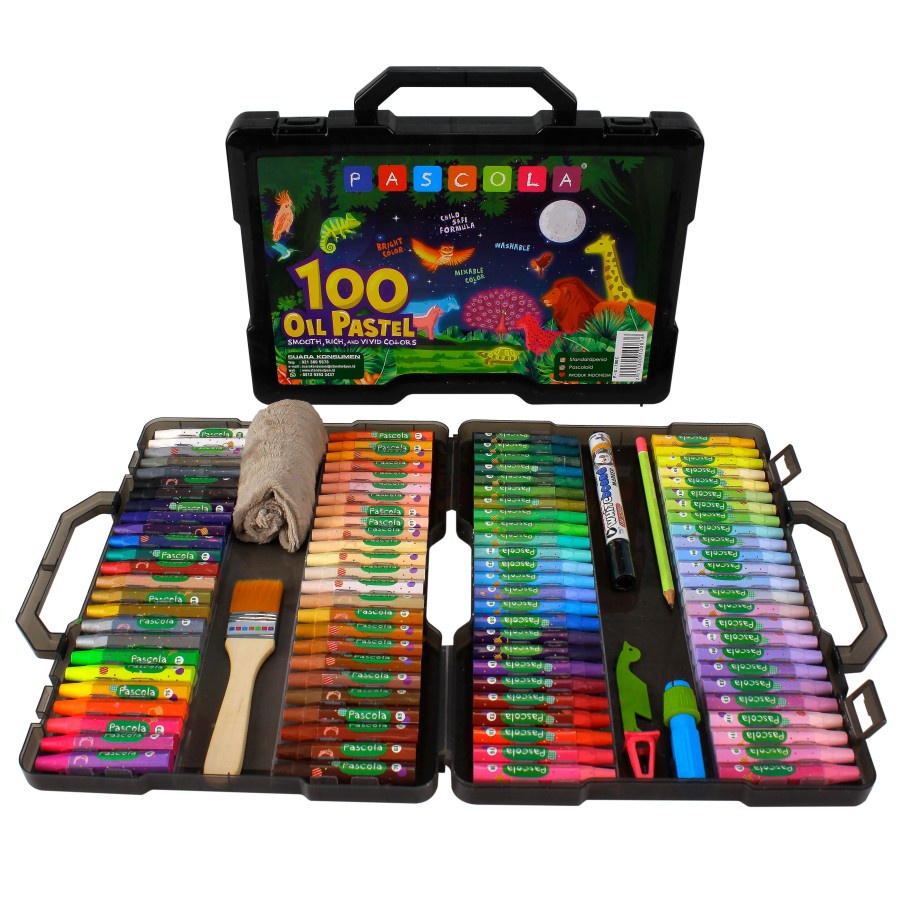 

Krayon Pastel Set TERLENGKAP! 100 Warna, Standard Pascola Oil Pastel 100