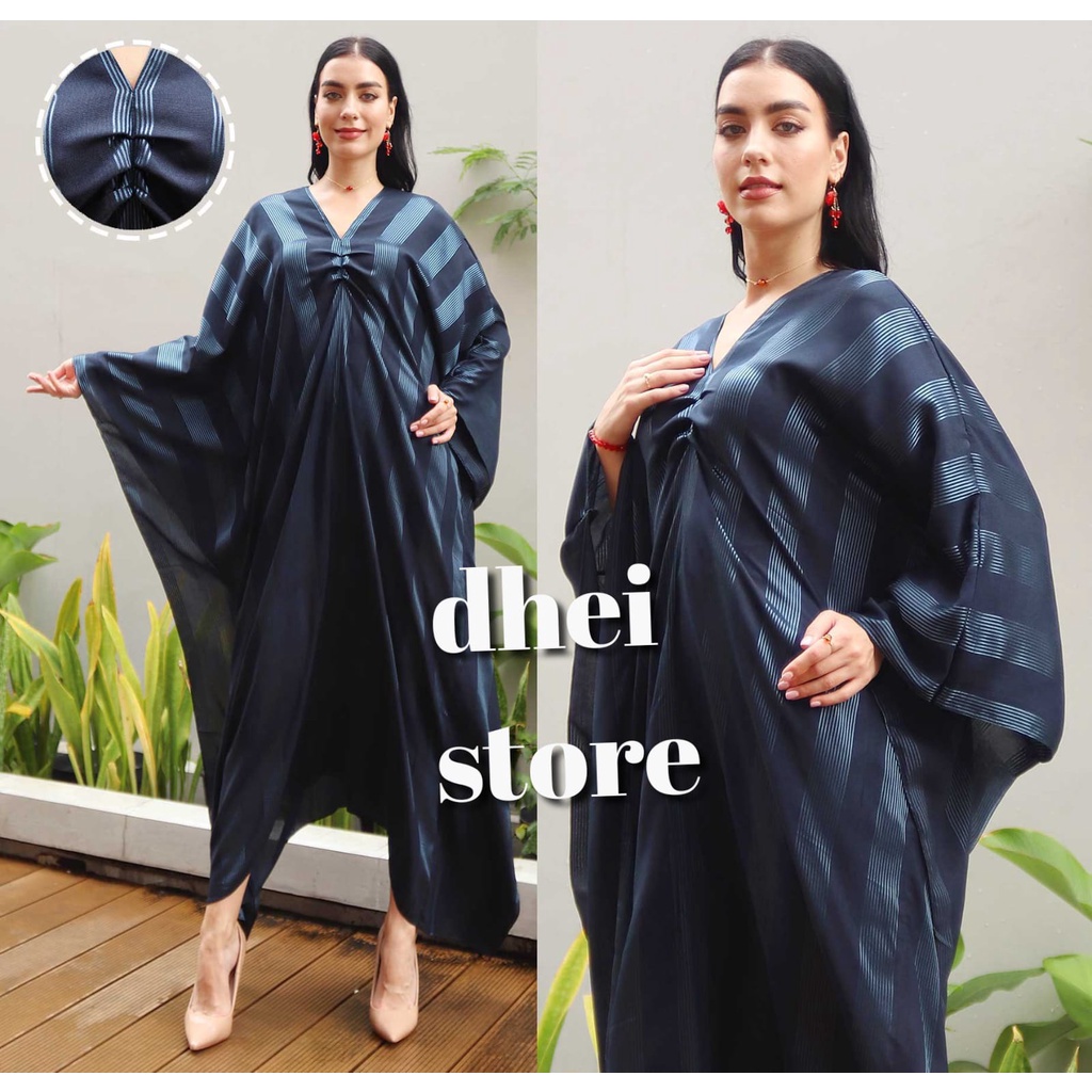 Kaftan Wanita Salur/ Kaftan Simple Elegan / Kaftan Terbaru / Kaftan Jumbo / Kaftan Mewah / Kaftan Lebaran / Kaftan Kondangan (Free Babygold)