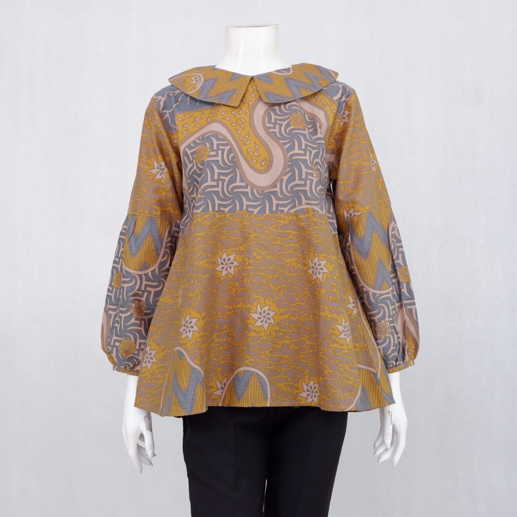 Nayaka Blus Najwa Colour | Atasan Batik Wanita Model Simpel