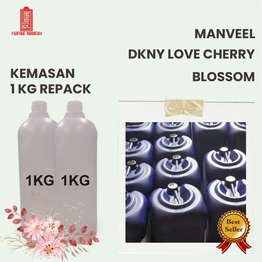 Bibit parfum murni DKNY LOVE CHERRY BLOSSOM MANVEEL 1KG REPACK