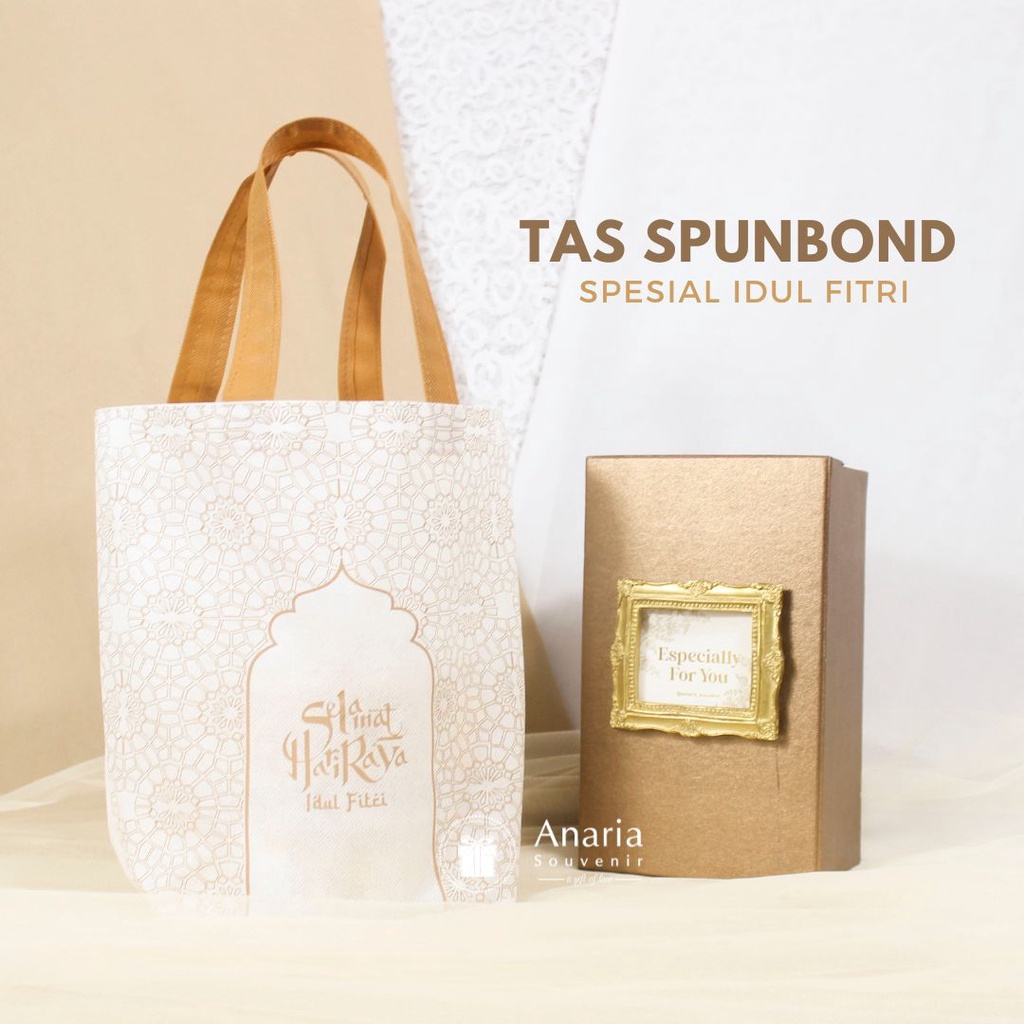 Tas Spunbond IDUL FITRI Packaging Kemasan Hampers Kado Lebaran Tas Parcel